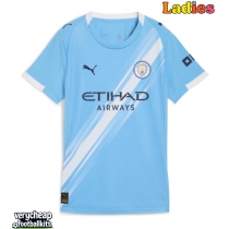 Manchester City Rayan Ait-Nouri #21 Replica Home Shirt Ladies 2025-26 Short Sleeve